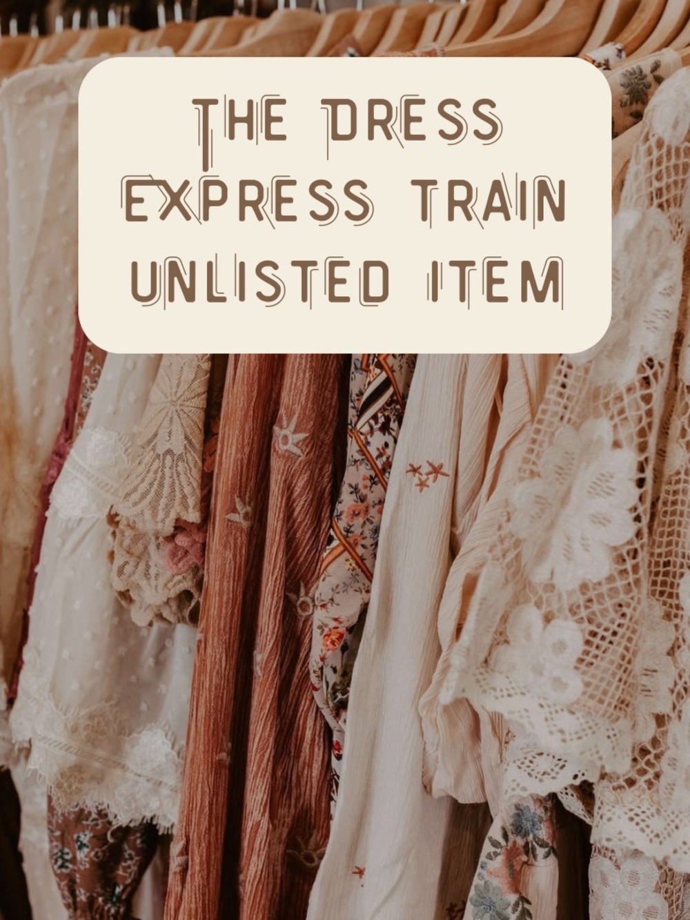 The Dress Express Train Show Unlisted Item🌾